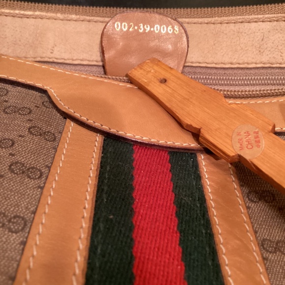 Stunning Vintage GUCCI Coated Canvas GG Monogram Speedy Handbag - Picture 7 of 10